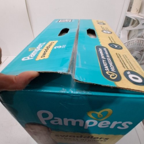 132PK PAMPERS SWADDLERS DIAPERS - SIZE 3 (1326LB) image 3