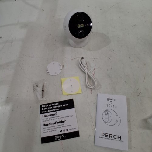 GEENI PERCH OUTDOOR WIRELESS SMART MAGNETIC BATTERY CAMERA - 3MP, 2K HD - WHITE (MODEL: GNC-CW132-199) image 4