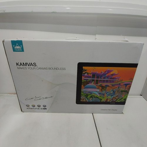 HUION DRAWING TABLET KAMVAS 22 PLUS - PEN DISPLAY. FULL LAMINATION SCREEN. 1200:1 CONTRAST RATIO. 140% SRGB GAMUT WITH ADJUSTABLE STAND AND USB-C TO USB-C CABLE (MODEL: GS2202) image 5