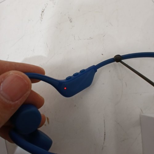 LOBKIN X10 BONE CONDUCTION BLUETOOTH HEADPHONES WITH MICROPHONE - BLUE image 2