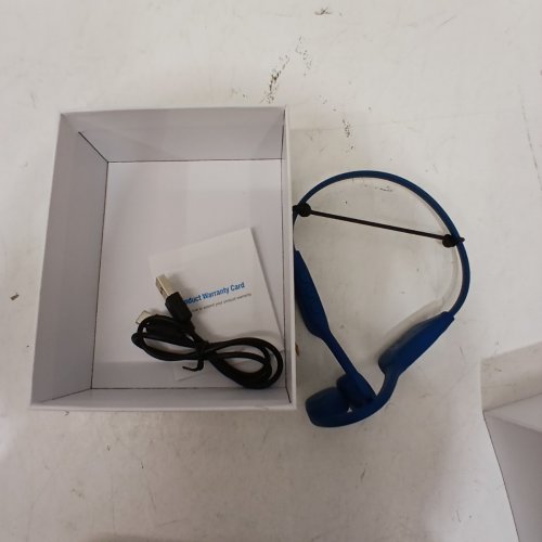 LOBKIN X10 BONE CONDUCTION BLUETOOTH HEADPHONES WITH MICROPHONE - BLUE image 4