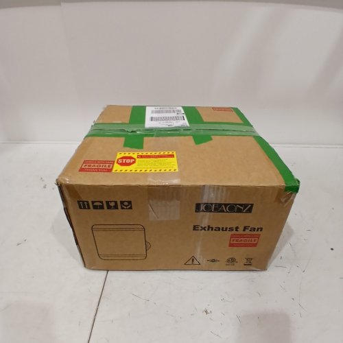 ZOMAGAS CEILING MOUNT BATHROOM EXHAUST FAN - 110 CFM - 13" X 13" X 5.75" - WHITE (MODEL: BPT13B-80H2) image 4