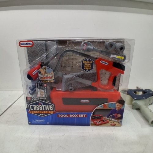 LITTLE TIKES CREATIVE CONSTRUCTION TOOL BOX SET - (MODEL:643262) image 2