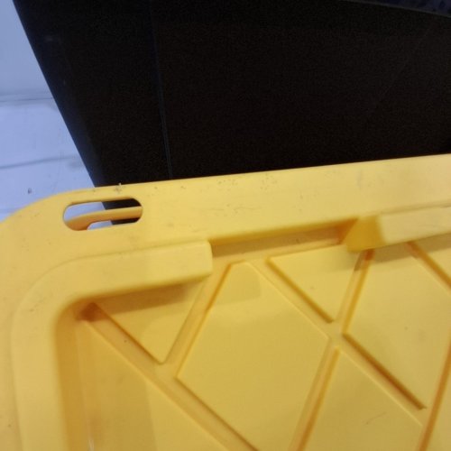 4PK GREENMADE STORAGE BINS - 27 GAL - BLACK/YELLOW (MODEL: 718262) image 3