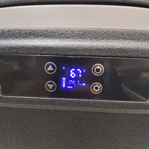EUHOMY PORTABLE DIGITAL ELECTRIC CAR REFRIGERATOR/COOLER - 80QT - BLACK - (MODEL: U75) image 2
