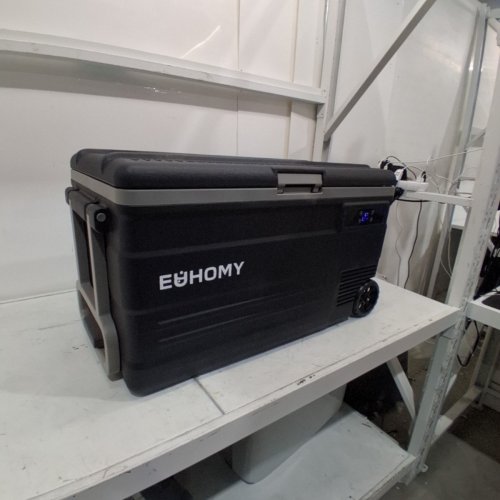 EUHOMY PORTABLE DIGITAL ELECTRIC CAR REFRIGERATOR/COOLER - 80QT - BLACK - (MODEL: U75) image 3