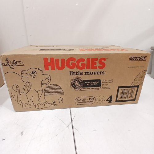 150PK HUGGIES DISNEY LION KING LITTLE MOVERS DIAPERS - SIZE 4 image 2