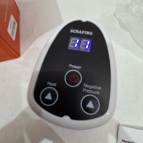 SUCTION CUPPER SCRAPING PRESSURE INSTRUMENT WITH RED LIGHT, 9 LEVELS - WHITE image 2