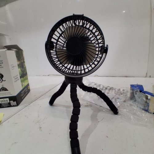 MAINSTAYS RECHARGEABLE FLEXIBLE TRIPOD FAN - BLACK (MODEL: F06) image 3