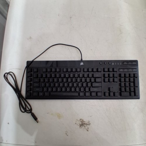 CORSAIR K55 RGB PRO USB WIRED GAMING KEYBOARD - DYNAMIC RGB BACKLIGHTING, SIX MACRO KEYS, IP42 DUST AND SPILL RESISTANT, DETACHABLE PALM REST, DEDICATED MEDIA AND VOLUME KEYS - BLACK (MODEL: RGP0118) image 5