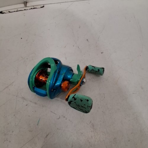 BPS PRODIGY SPINNING REEL - 6:4:1 GEAR RATIO - RIGHT-HAND RETRIEVE - BLUE GREEN image 3