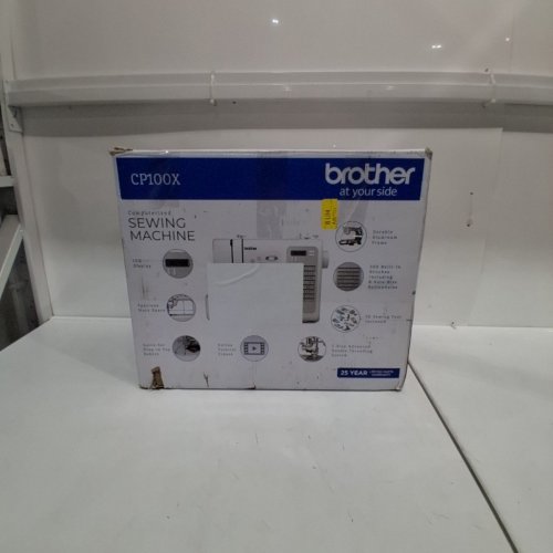BROTHER COMPUTERIZED SEWING AND QUILTING MACHINE WITH 100 STITCHES AND 10 SEWING FEET - WHITE (MODEL: CP100X) image 4