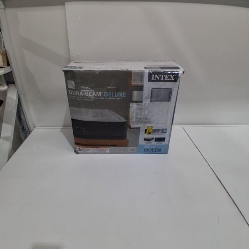 INTEX DURA BEAM DELUXE ULTRA 18" - QUEEN - GREY / BLACK image 5