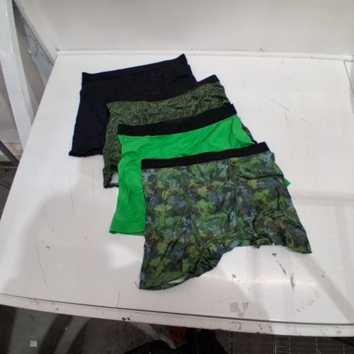 4PK MEN'S ATHLETIC WORKS BOXER BRIEFS - SMALL - MULTICOL.OUR image 4