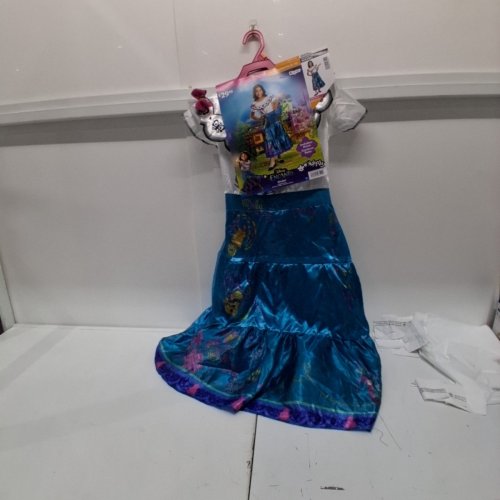 DISNEY ENCANTO MIRABEL MADRIGAL DRESS UP COSTUME - MEDIUM (8-10) - MULTI COLOUR image 2