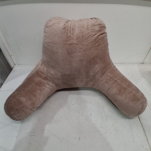 SASTTIE VELVET BACK RESET SUPPORT CUSHION PILLOW - 18" - BROWN image 2