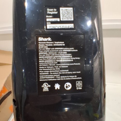 SHARK ROCKET PET PLUS CORDLESS STICK VACUUM - SLATE BLUE/BLACK (MODEL: IZ340HC V5) image 3