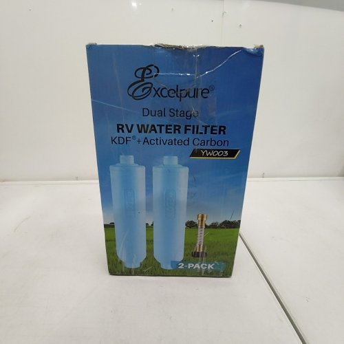 EXCELPURE DUAL STAGE KDF ACTIVATED CARBON RV WATER FILTER (MODEL: YW003) image 3