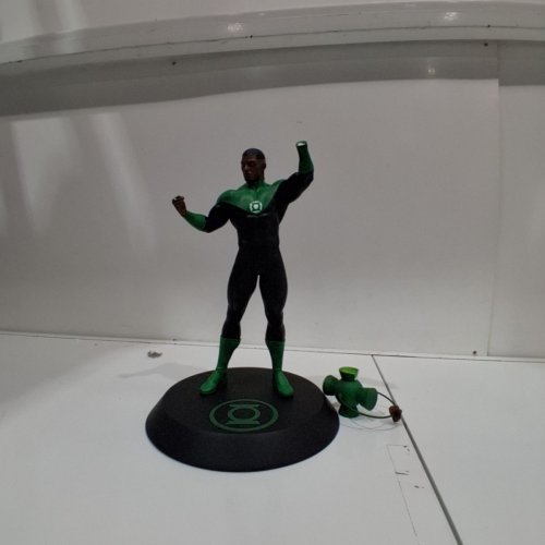 DC DIRECT DESIGNER SERIES LIMITED EDITION GREEN LANTERN BY JAMAL CAMPBELL STATUE FIGURE (#230 OF 300) - 12" - GREEN/BLACK image 2