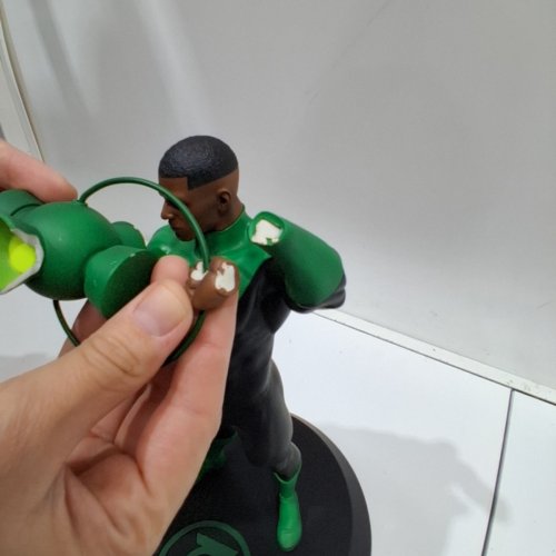 DC DIRECT DESIGNER SERIES LIMITED EDITION GREEN LANTERN BY JAMAL CAMPBELL STATUE FIGURE (#230 OF 300) - 12" - GREEN/BLACK image 3
