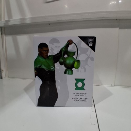 DC DIRECT DESIGNER SERIES LIMITED EDITION GREEN LANTERN BY JAMAL CAMPBELL STATUE FIGURE (#230 OF 300) - 12" - GREEN/BLACK image 5