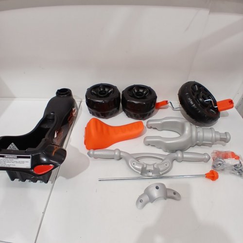 FISHER-PRICE HARLEY DAVIDSON TOUGH TRIKE TODDLER TOY - AGES 2+ - ORANGE / BLACK (MODEL: TOUGH TRIKE) image 4
