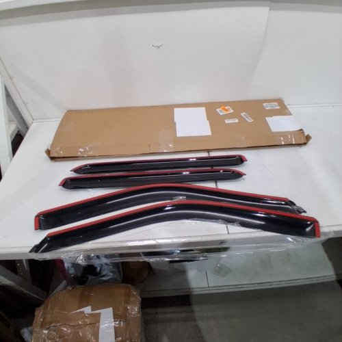 4PC AVS AUTO VENT SHADE VISOR GUARD FOR VARIOUS FORD TRUCKS - DARK SMOKE (MODEL: 94975) image 4