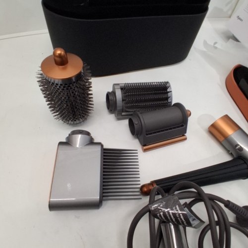 6PC DYSON I.D CURLY + COILY AIRWRAP MULTI STYLER AND HAIR DRYER WITH BLUETOOTH - GREY (MODEL: HS08) image 7