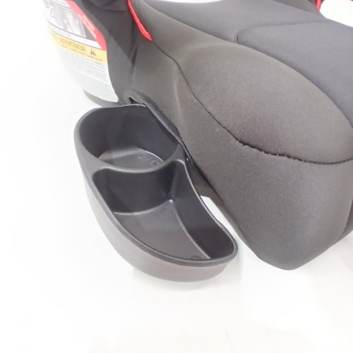 2PK DIONO SOLANA NO LATCH BACKLESS BOOSTER CAR SEATS WITH REMOVABLE WASHABLE COVERS & CUP HOLDERS - 40 TO 120LBS - BLACK (MODEL: 32123-NA-01) image 6