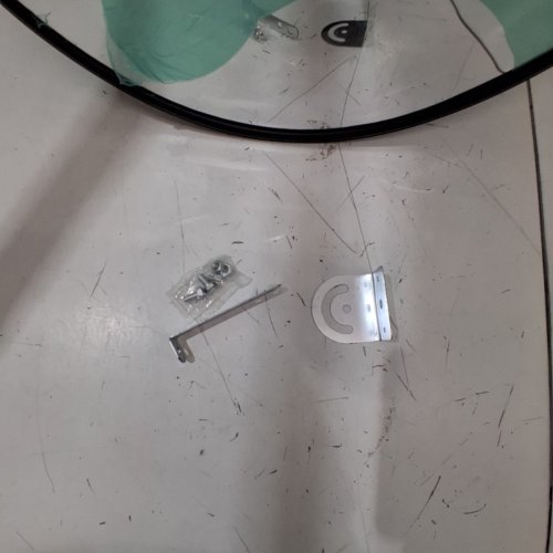 CONVEX SAFETY MIRROR -24" - BLACK image 3