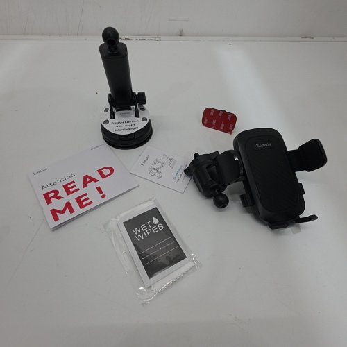 ROMUTO 3-IN-1 CAR PHONE MOUNT - CARBON FIBER BLACK image 2