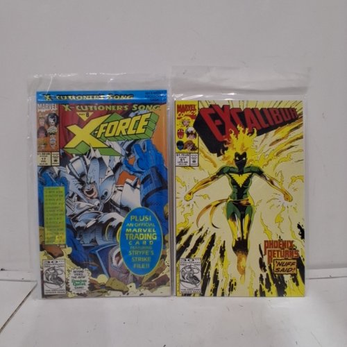 4 ASSTD MARVEL COMIC BOOKS - NOMAD #9, GHOST RIDER #26, EXCLIBUR #61, X-FORCE #17 - VARIOUS AUTHORS image 3