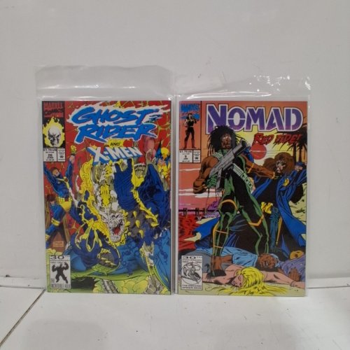 4 ASSTD MARVEL COMIC BOOKS - NOMAD #9, GHOST RIDER #26, EXCLIBUR #61, X-FORCE #17 - VARIOUS AUTHORS image 4