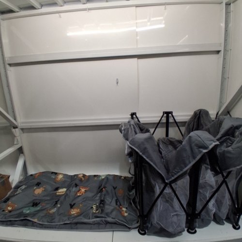 BABY SPRX INDOOR & OUTDOOR FOLDABLE COLLAPSIBLE BABY PLAYPEN WITH WATERPROOF MAT - 50" X 50" - GREY (MODEL: BP-G1-50*50-CA-1) image 2