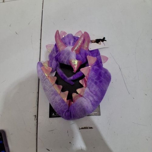 2PC TRICERATOPS HORNED DINOSAUR HEADBAND AND TAIL -OSFM - PURPLE (STYLE: PT70746A-050523) image 3