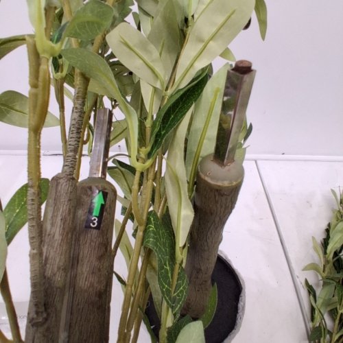 INDOOR ARTIFICIAL OLIVE TREE - 5FT - BROWN/GREEN image 3