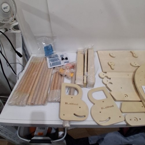 BLUEWOOD WOODEN TRIANGLE CLIMBING SET - 71" X 21" X 15" - 160LBS CAPACITY - NATURAL (MODEL: 3JT) image 6