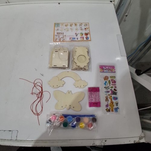 20PC+ BIRDHOUSE CRAFTS PAINTING KIT - AGES 3+ image 3