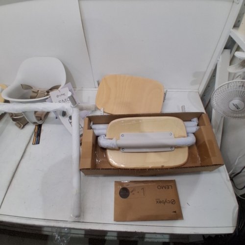 CYBEX GOLD LEMO 2 CONVERTIBLE 3-IN-1 HIGHCHAIR - 209LB MAX - SAND WHITE (MODEL: 521003587) image 5