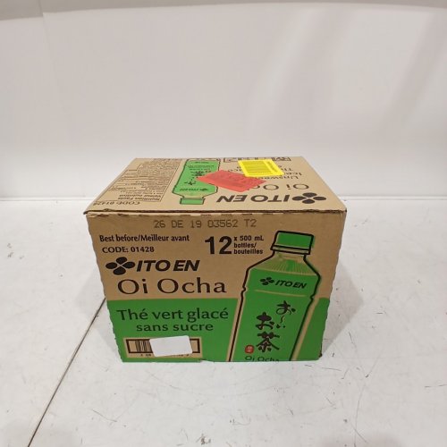 12PK ITO EN OI OCHA UNSWEETENED GREEN TEA - 500ML/EACH - GREEN (MODEL: 01428) image 3