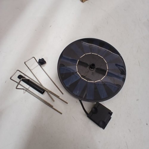SOLAR POWERED FOUNTAIN - 7 V, 1.4W, 160 L/H - BLACK (MODEL: BSV-SP014S) image 3