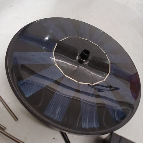 SOLAR POWERED FOUNTAIN - 7 V, 1.4W, 160 L/H - BLACK (MODEL: BSV-SP014S) image 4