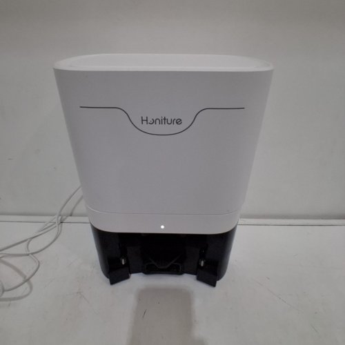 HONITURE ROBOT VACUUM CLEANER - AUTO EMPTY AND RECHARGING STATION - 2 IN DUST AND WATER CONTAINER - 14.4V - 42W - WHITE (MODEL: Q6-SE/SD80) image 5