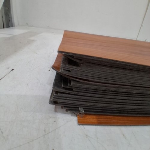 36PK PEEL AND STICK ADHESIVE VINYL FLOORING - 6" X 36" EACH PANEL - COVERS 54 SQ. FT - CHERRY WOOD image 6
