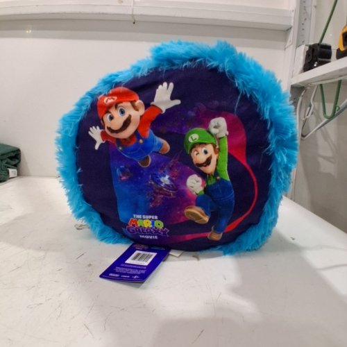 NINTENDO SUPER MARIO GALAXY MOVIE PILLOW - BLUE AND PURPLE (MODEL: DD960W) image 3