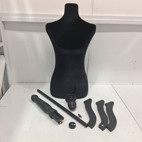 PAYLESSHERE DRESS FORM MANNEQUIN - 50" - 63" - BLACK (MODEL : MQ-FL2104-BLACK) image 2