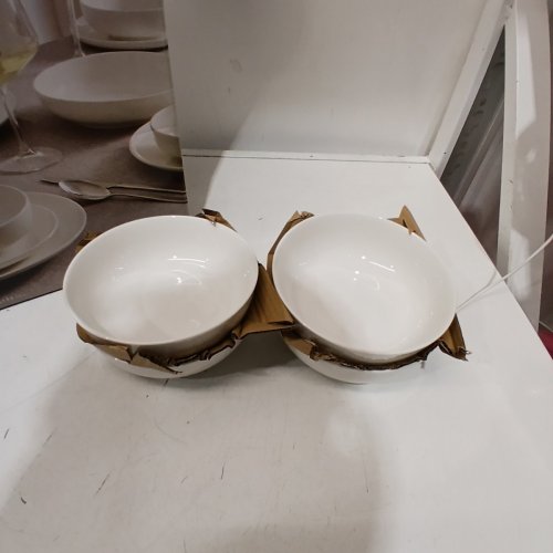 16PC HOME INSPIRATION BY SAFDIE & CO. PORCELAIN DINNERWARE SET - OFF WHITE (MODEL: 1969706) image 2