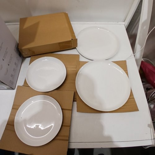 16PC HOME INSPIRATION BY SAFDIE & CO. PORCELAIN DINNERWARE SET - OFF WHITE (MODEL: 1969706) image 4