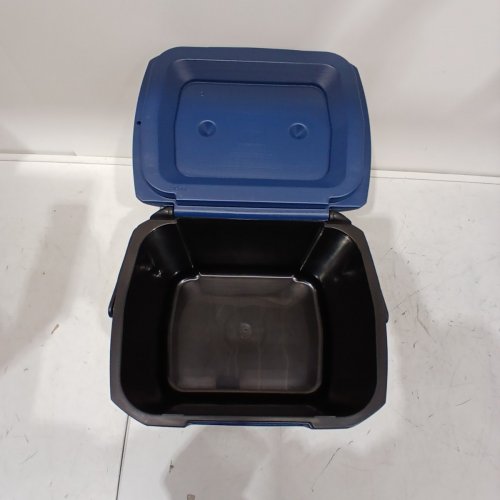 COLEMAN CHILLER PORTABLE INSULATED HARD COOLER WITH HEAVY DUTY HANDLES - 16QT -HOLDS 25 CANS- DARK BLUE (MODEL: 2231502) image 4