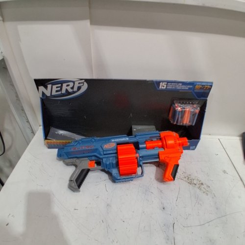 NERF ELITE SHOCKWAVE 2.0 BLUE/ORANGE 30 DARTS RD-15 image 2